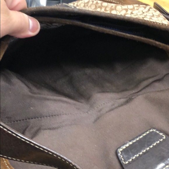 Coach Signature Jacquard & Suede Soho Flap Purse - Picture 6 of 6